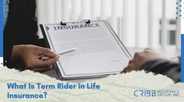 what is term rider in life insurance