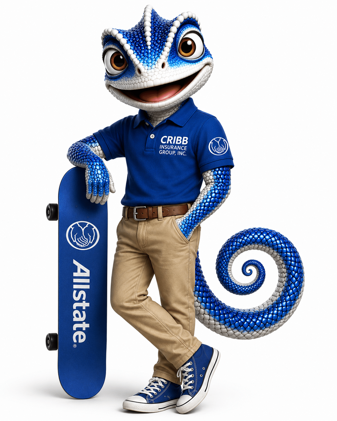 Allstate Cribby, the Cribb Insurance mascot representing Allstate Insurance coverage