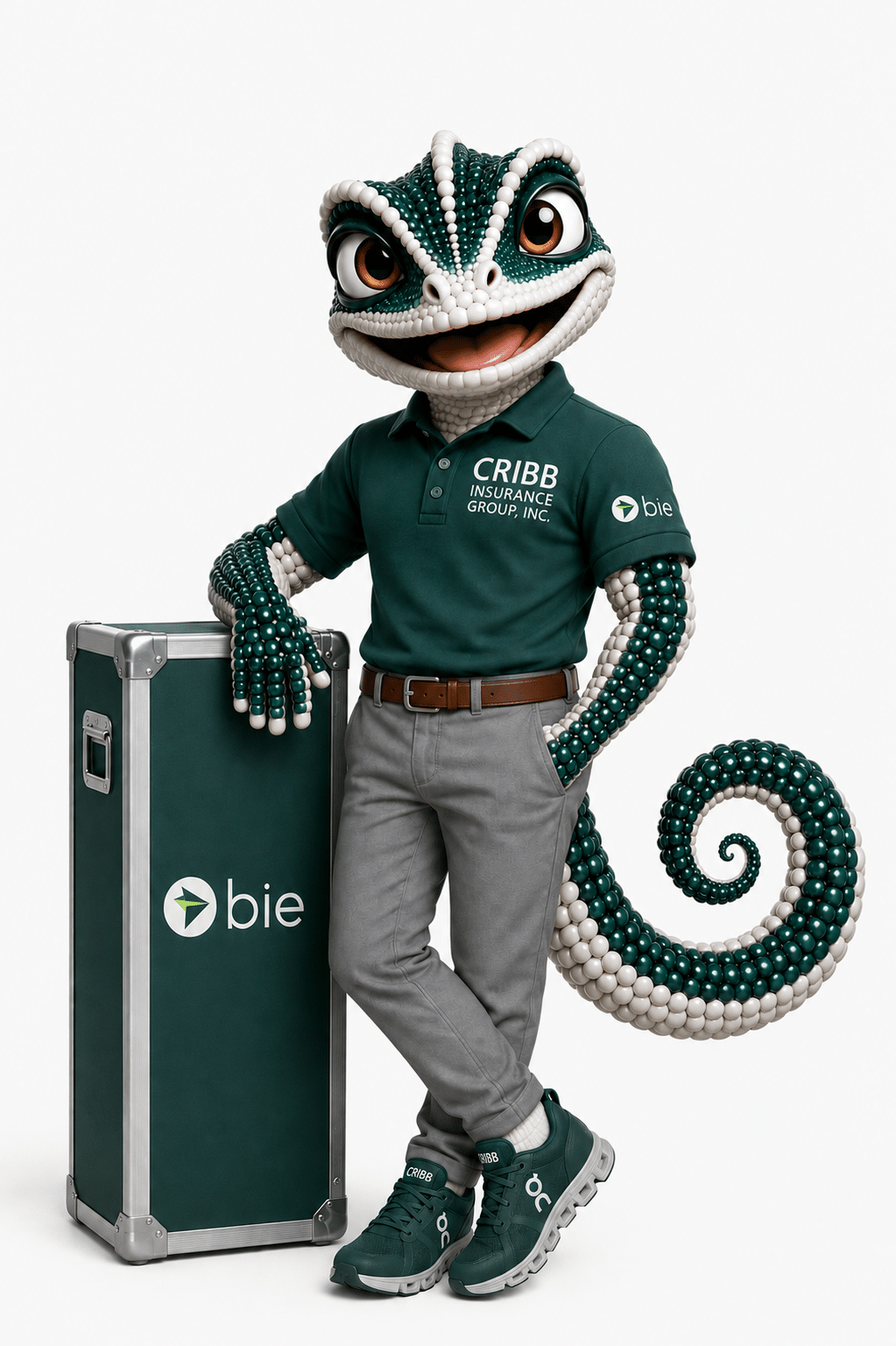 Obie Cribby, the Cribb Insurance mascot representing Obie landlord insurance coverage