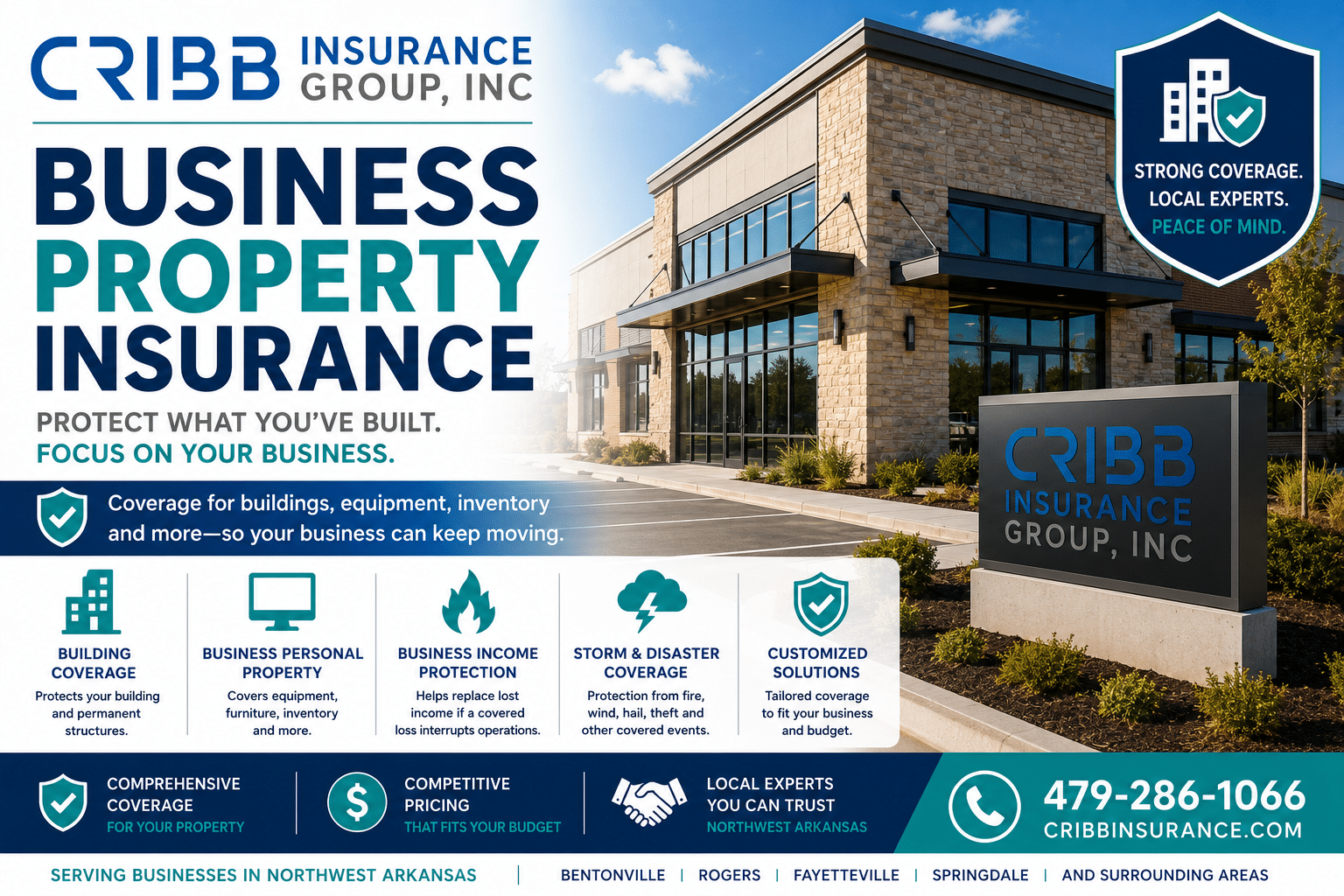 Business Renters Insurance Business & Commercial Property Insurance | Cribb Insurance